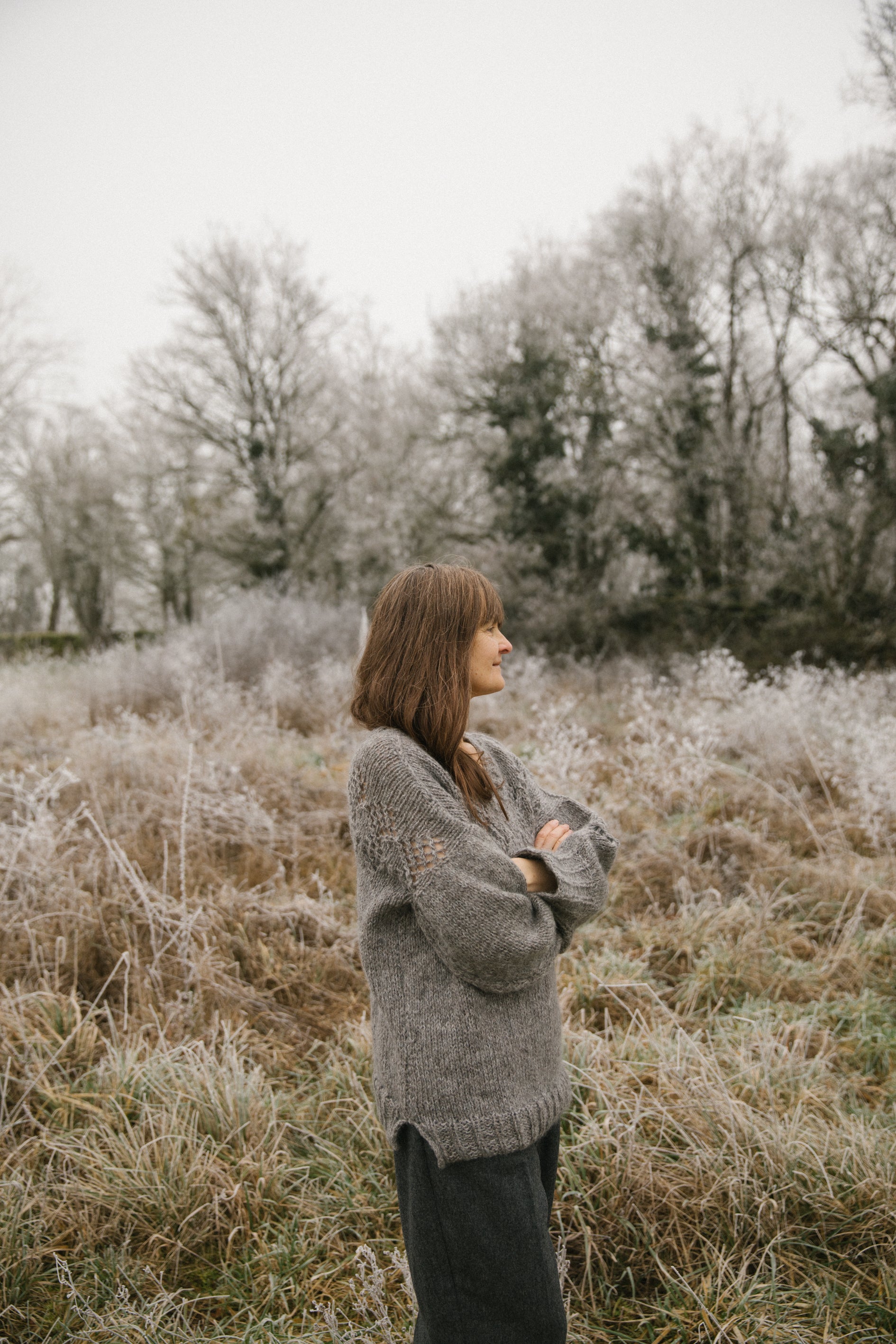 Biches & Bûches no. 6 - Amanda Sweater kit tricot