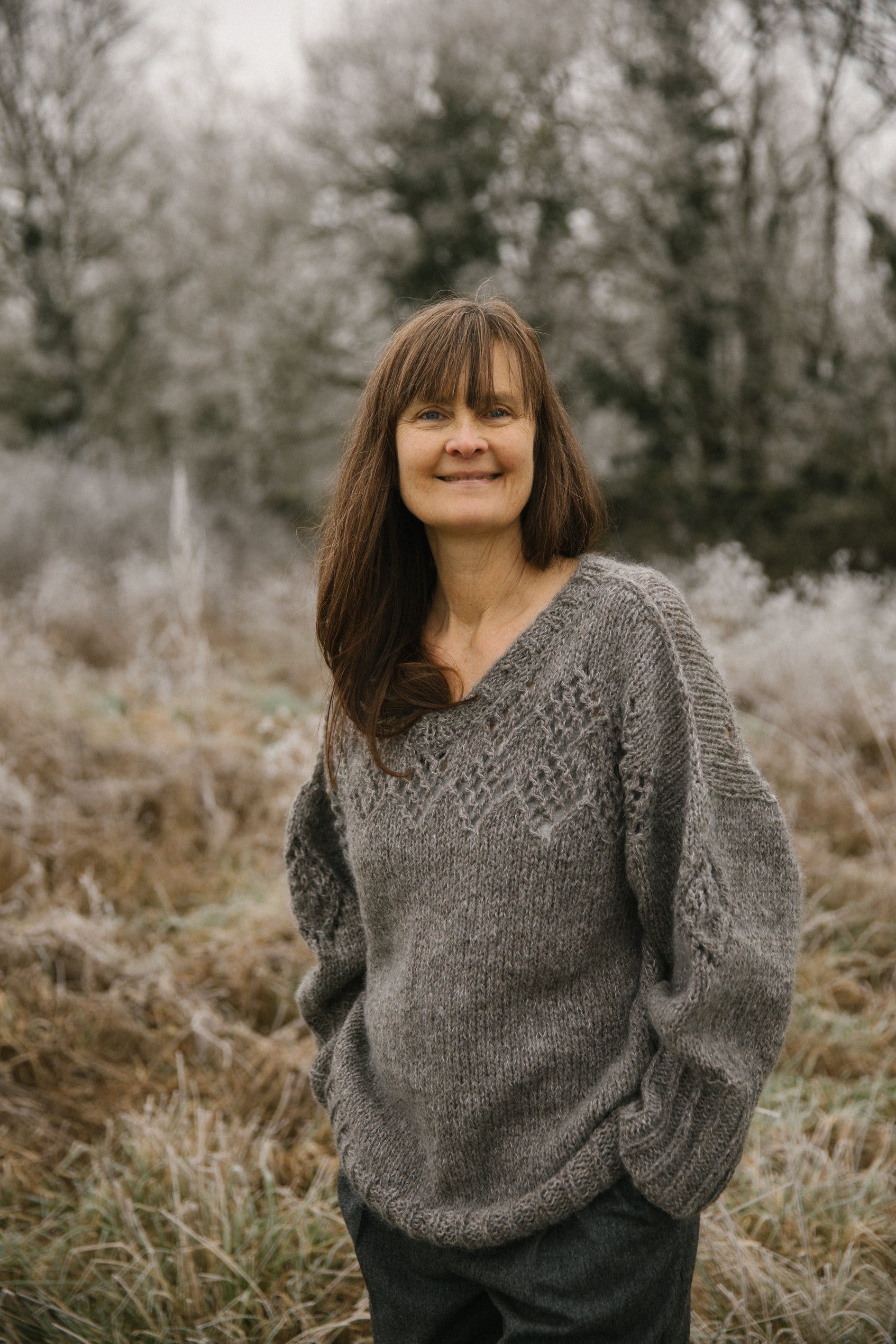 Biches & Bûches no. 6 - Amanda Sweater kit tricot