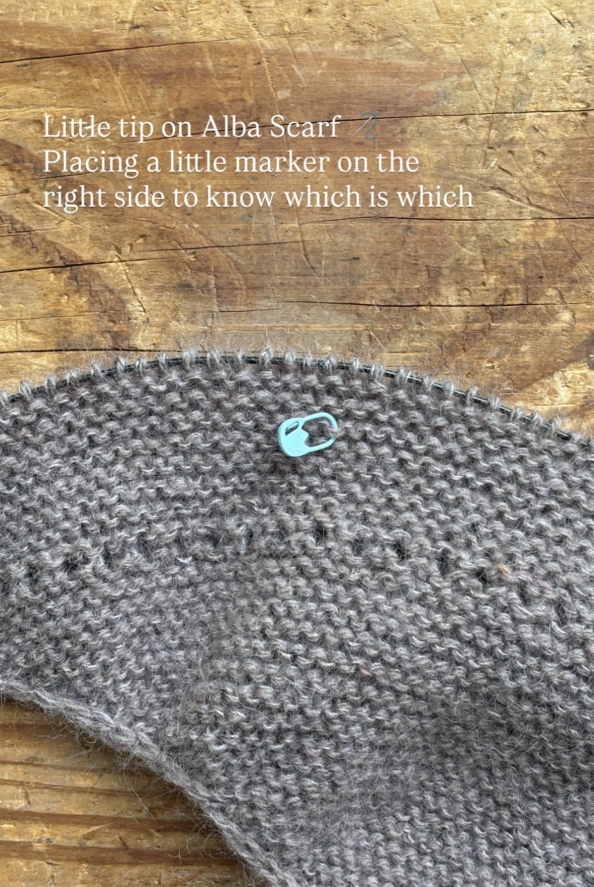 Alba Scarf Lambswool x Mohair Edition - PDF pattern in English