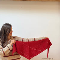 Alba Scarf Lambswool x Mohair Edition - PDF opskrift på dansk