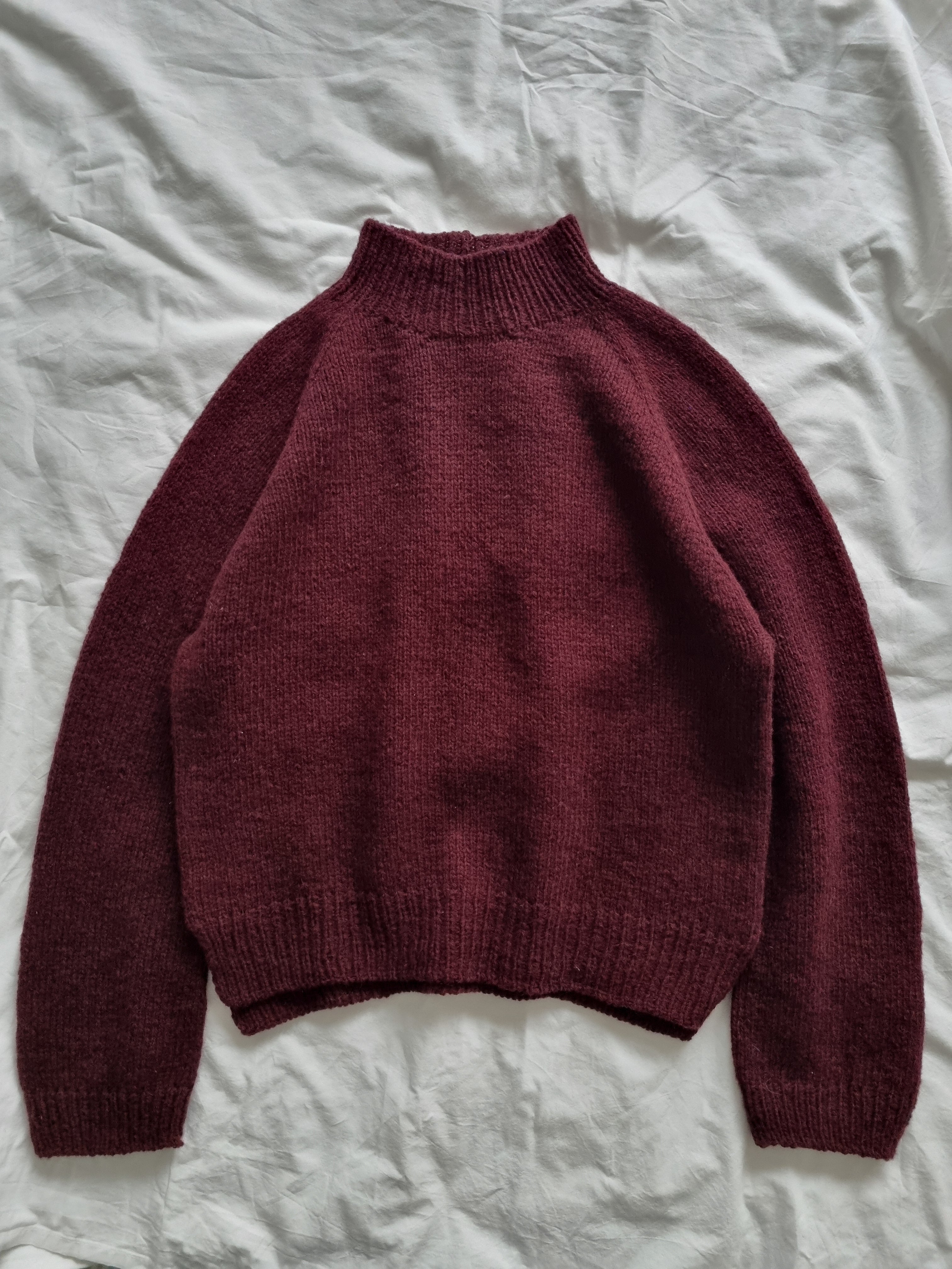 Burgundy Sweater by Joanna Filip