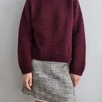 Burgundy Sweater by Joanna Filip