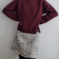 Burgundy Sweater by Joanna Filip