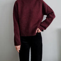 Burgundy Sweater by Joanna Filip