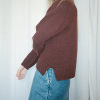 Burgundy Sweater by Joanna Filip