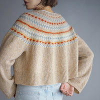 Amikomi Yoke Cardigan by Noriko Ichikawa