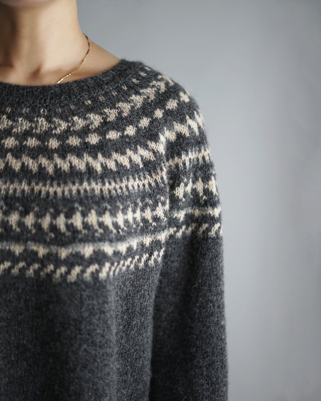 Noriko Ichikawa - Amikomi Yoke Sweater