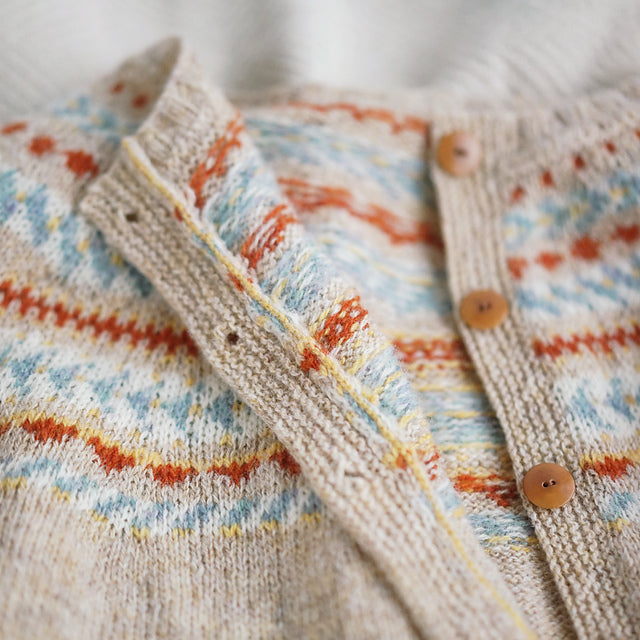 Amikomi Yoke Cardigan by Noriko Ichikawa