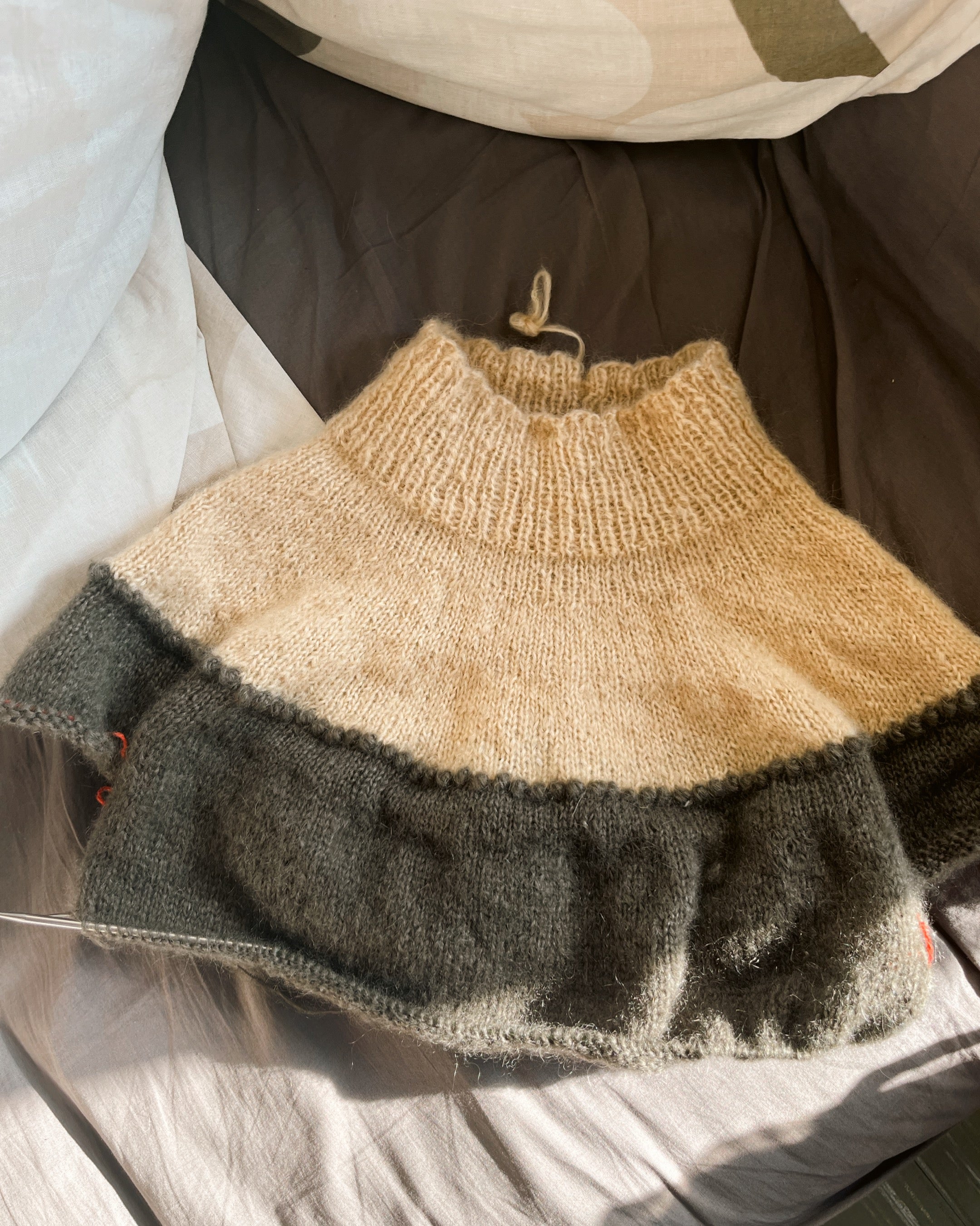 HATTARA YOKE Sweater by Camille Romano