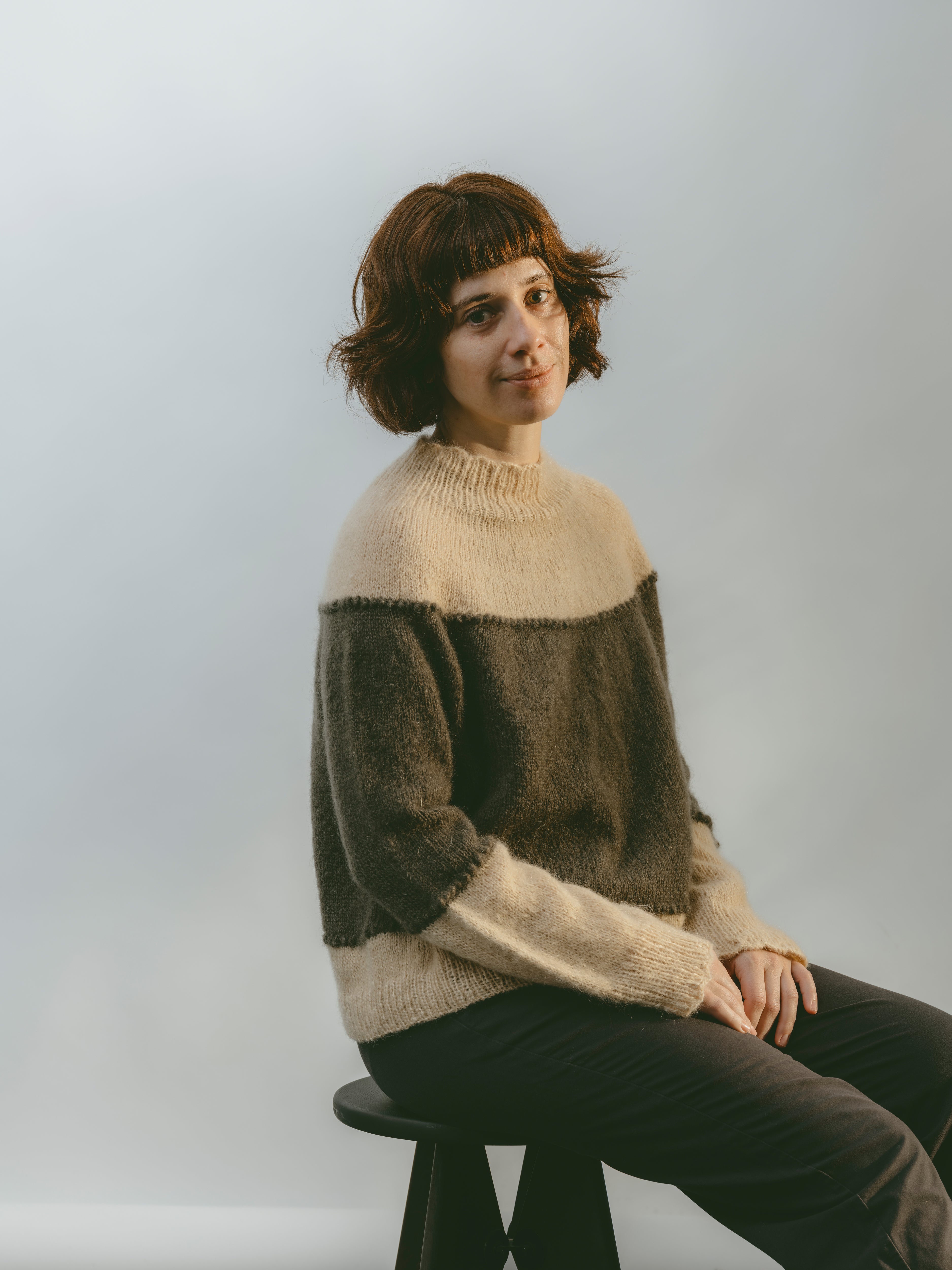 HATTARA YOKE Sweater by Camille Romano