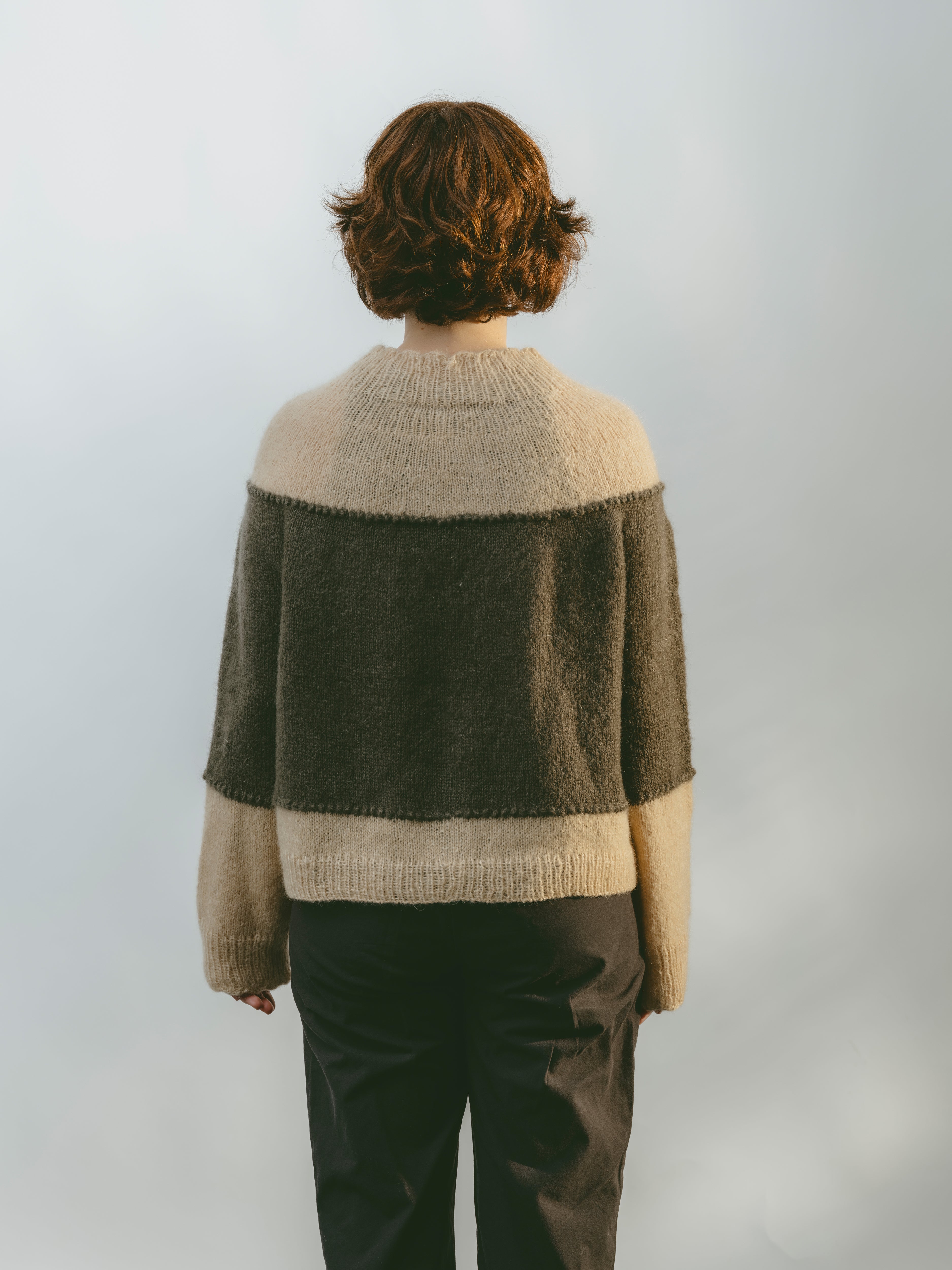 HATTARA YOKE Sweater by Camille Romano