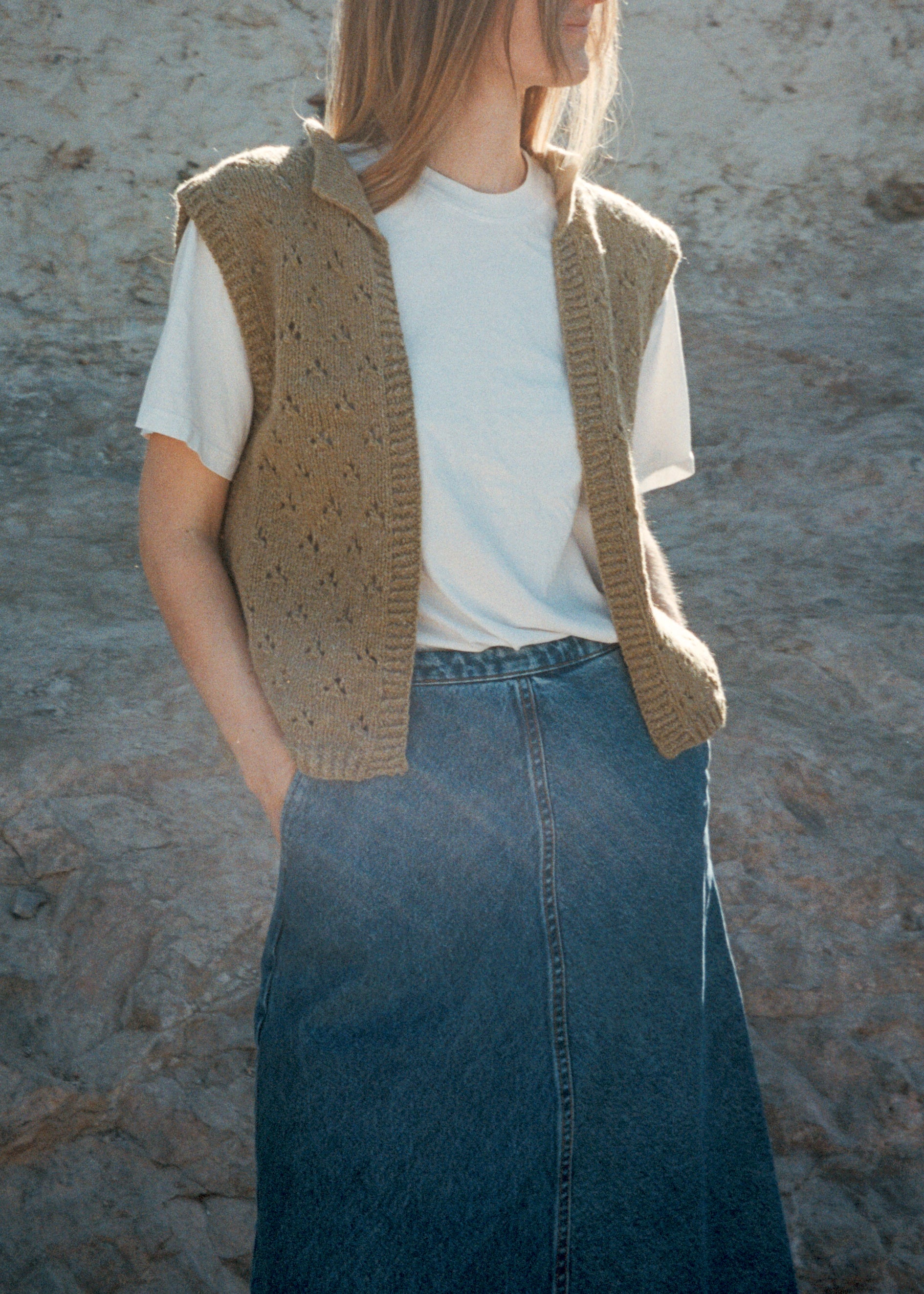 JÄLKI Vest by Camille Romano