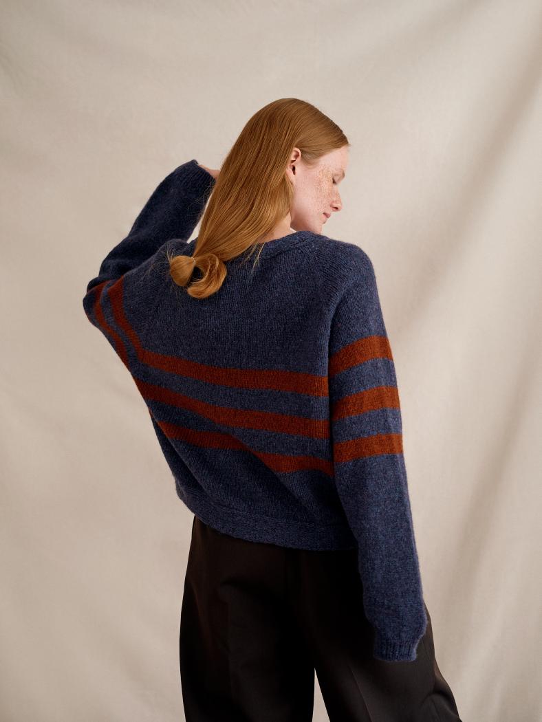 Evening on the Loire Cardigan by Joanna Filip x Laine Magazine