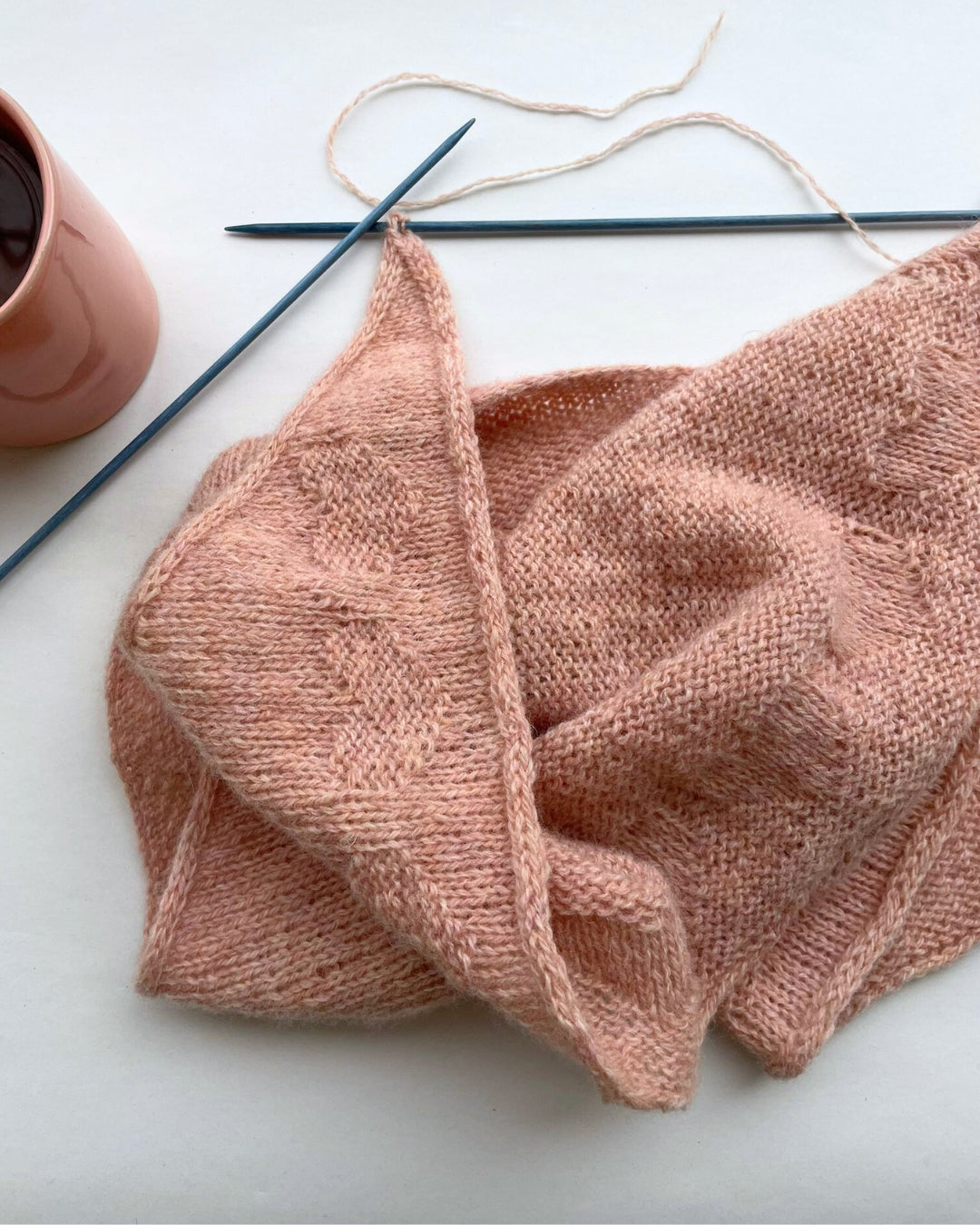 Lille Hjerte Shawl - Patron PDF en Français