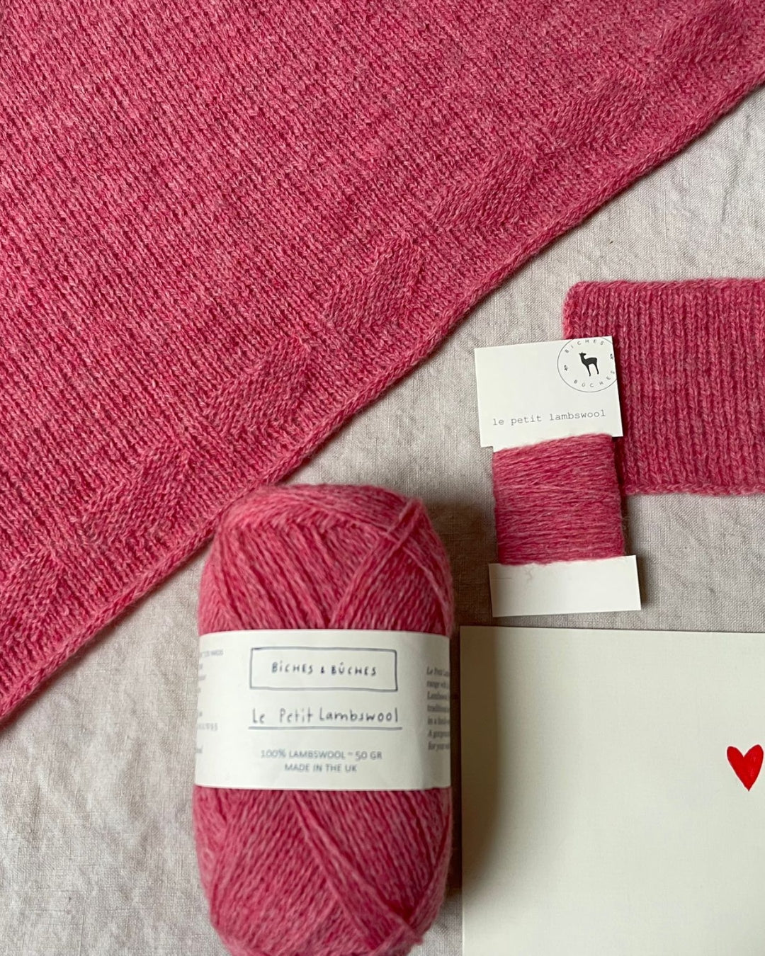 Lille Hjerte Shawl - Patron PDF en Français