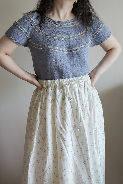 Merry Drop Round Tee by Soop Knits
