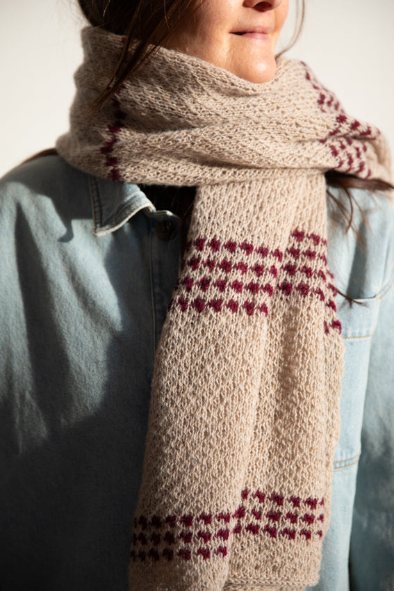Morning Dust Scarf - PDF pattern in English