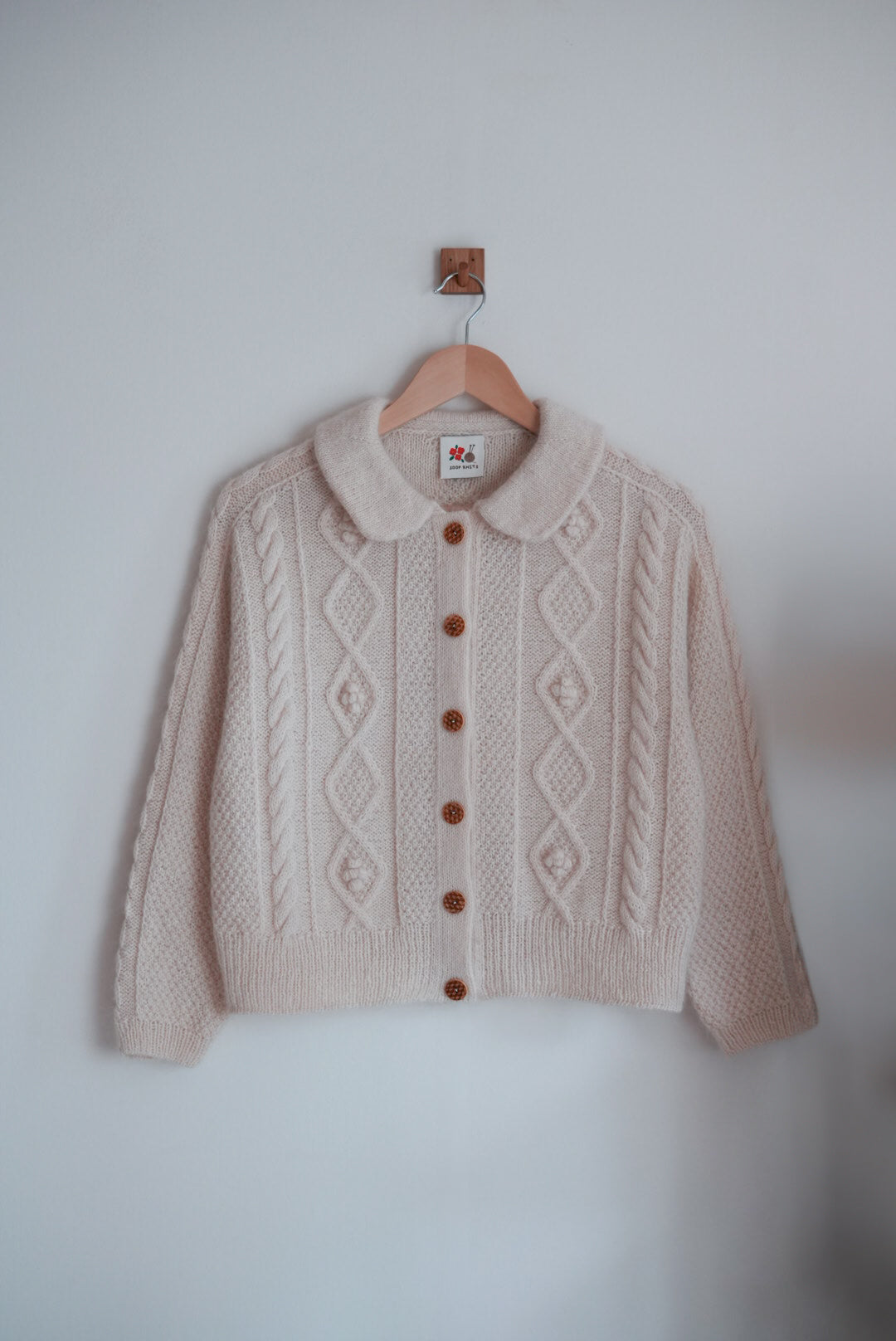 Athens Collar Cardigan by Soop Knits