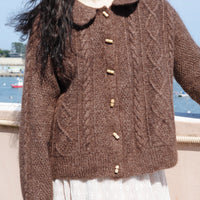 Athens Collar Cardigan by Soop Knits