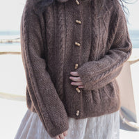 Athens Collar Cardigan by Soop Knits