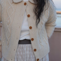 Athens Collar Cardigan by Soop Knits