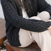 Rustic Weave Cardigan by Soop Knits