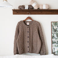 Rustic Weave Cardigan by Soop Knits
