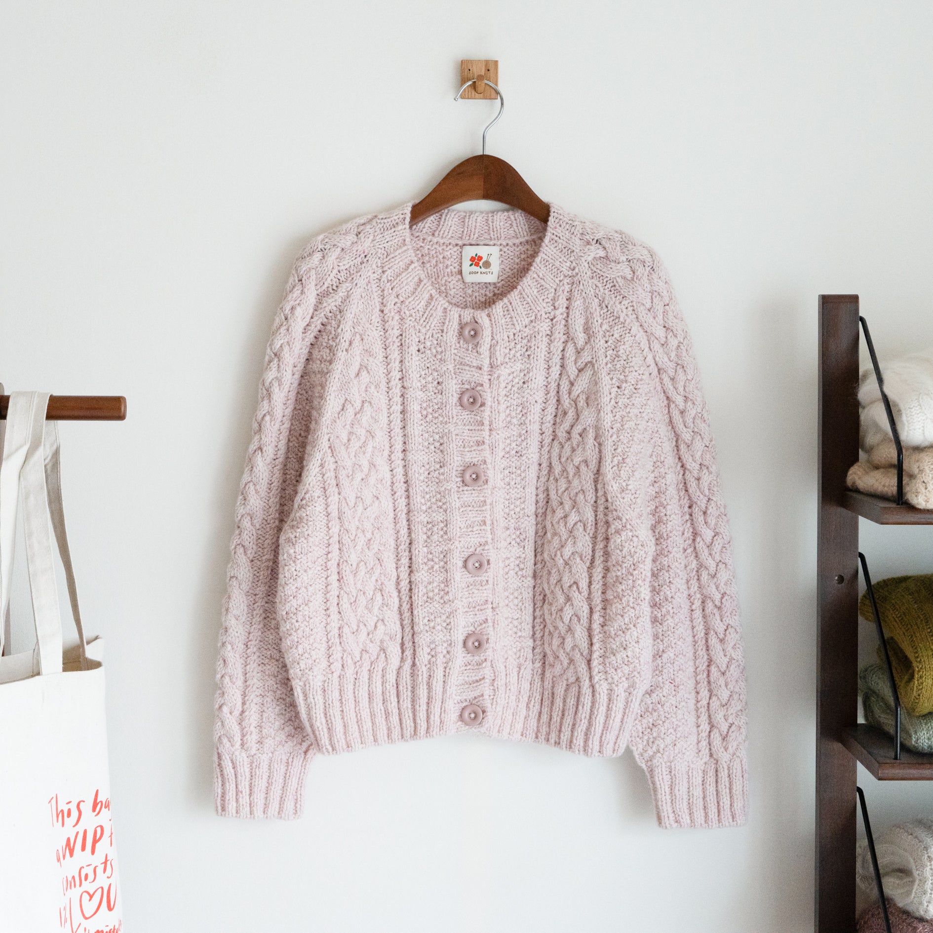 Rustic Weave Cardigan by Soop Knits