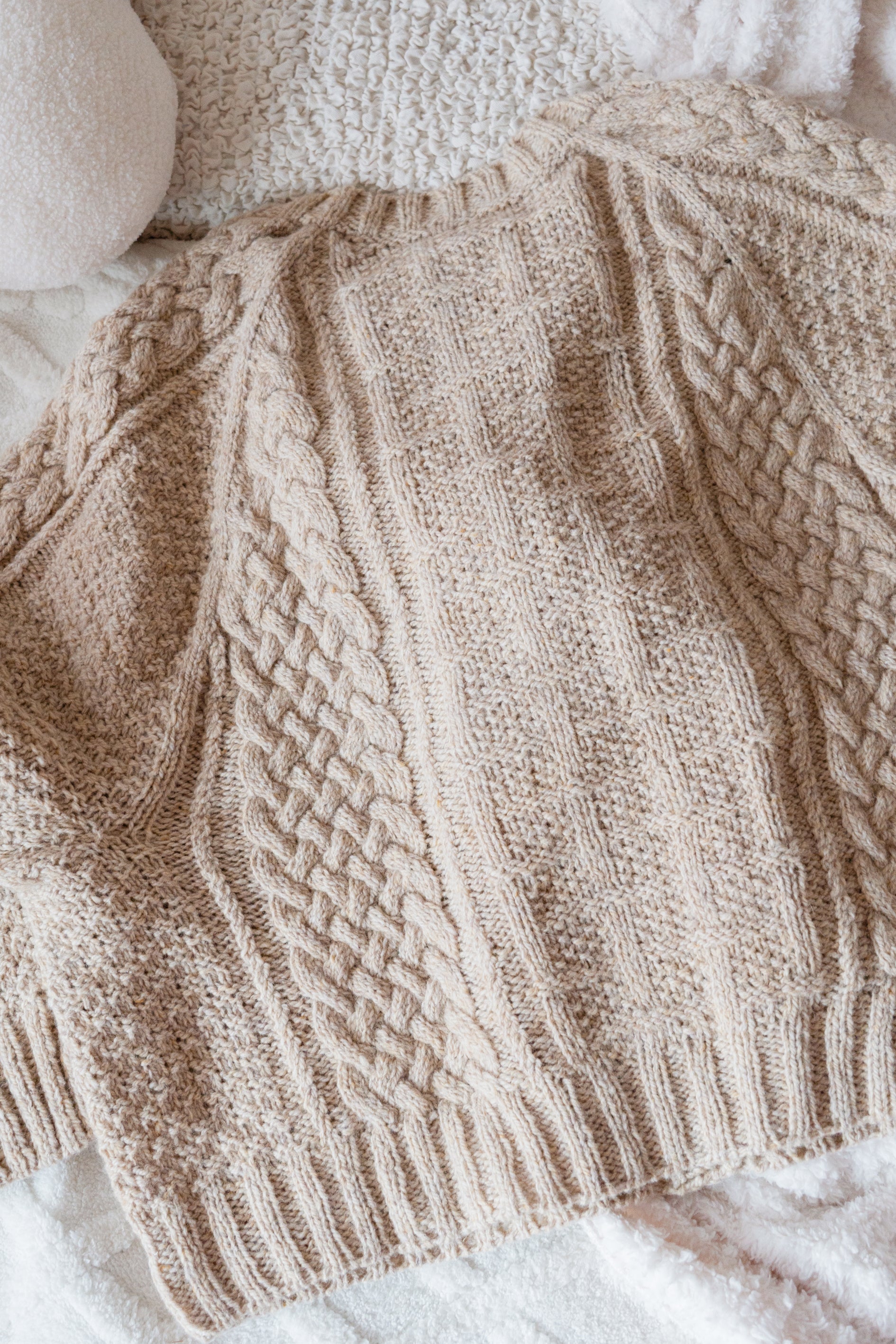 Rustic Weave Cardigan by Soop Knits