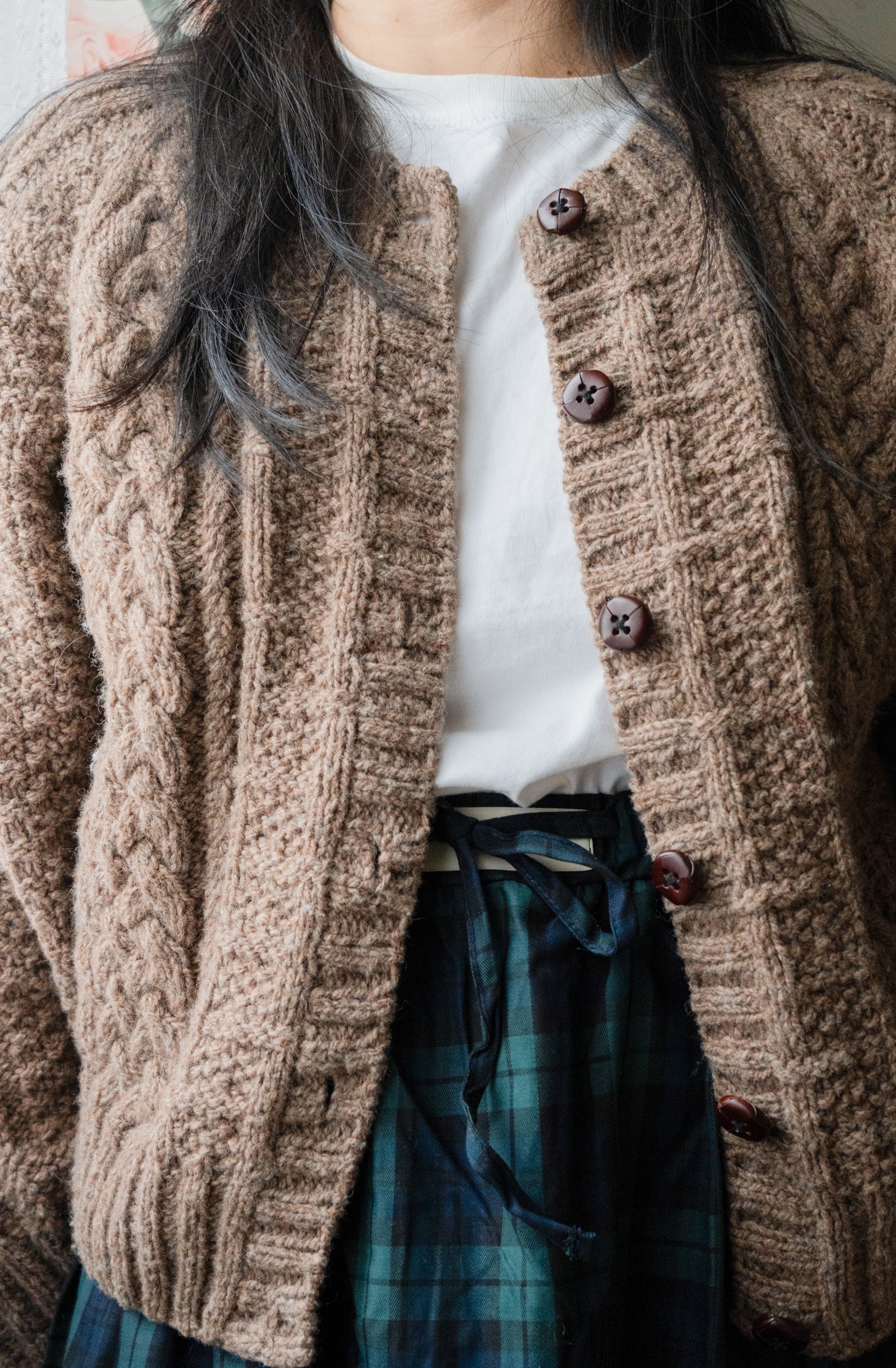 Rustic Weave Cardigan by Soop Knits