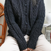 Rustic Weave Cardigan by Soop Knits
