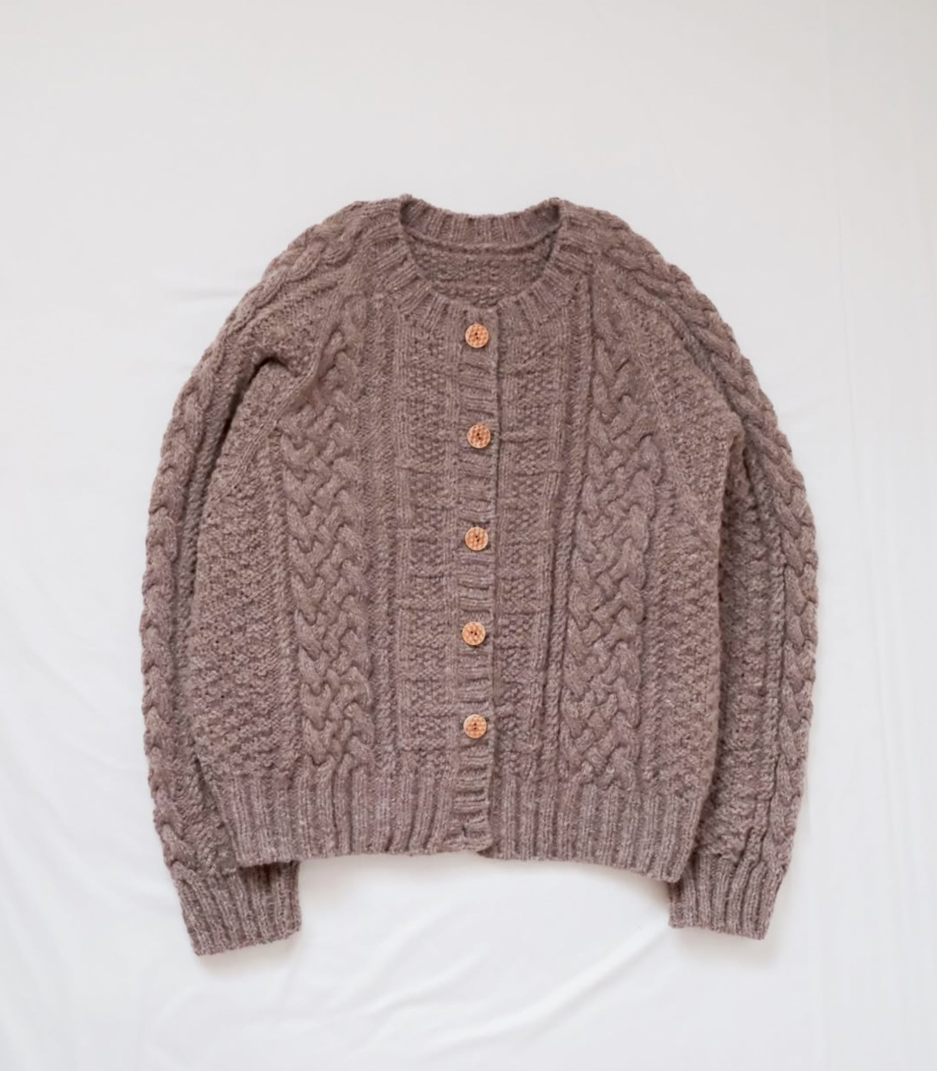 Rustic Weave Cardigan by Soop Knits