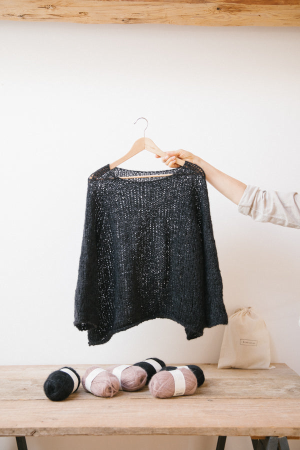 The Agnes Sweater kit tricot