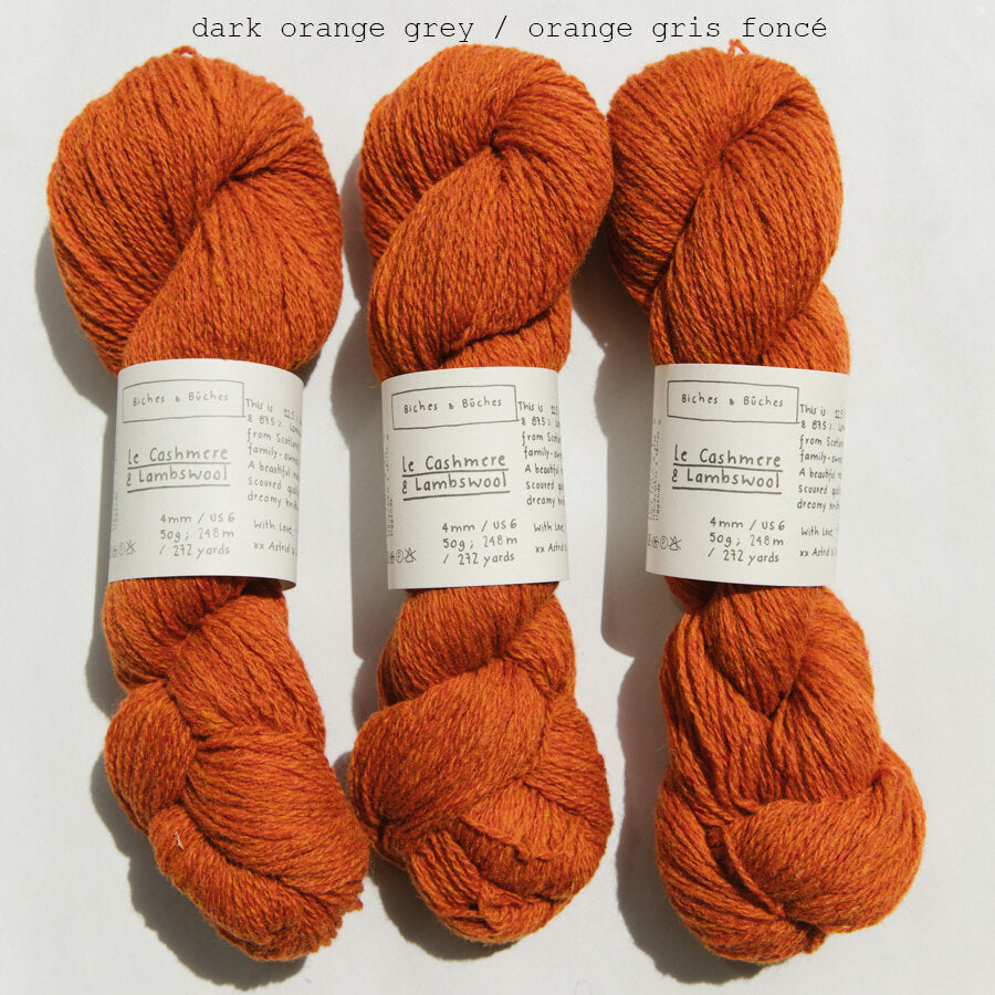 Biches & Bûches yarn on a white background