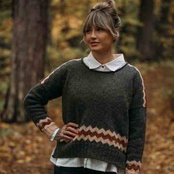 Andrea Mowry - The Zig pullover kit de laine