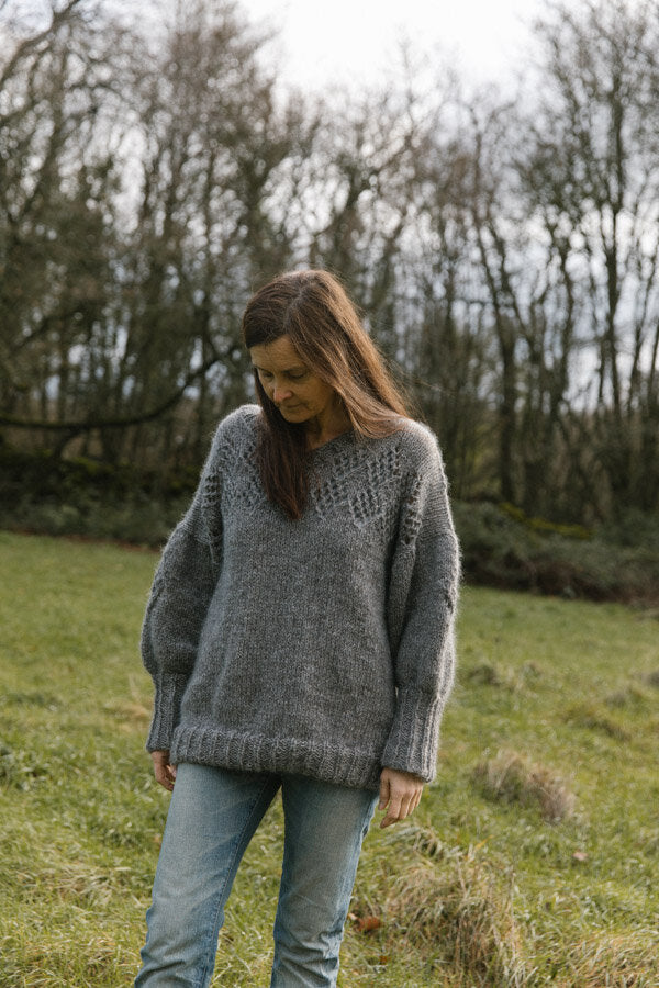 Biches & Bûches no. 6 - Amanda Sweater kit tricot