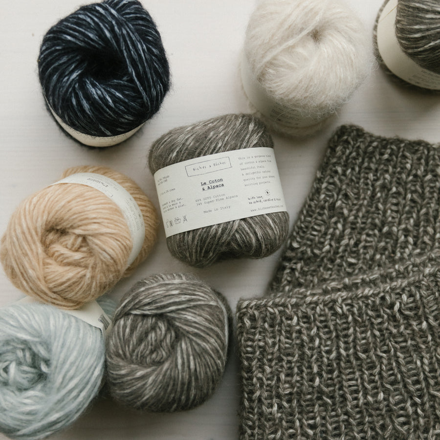Biches & Bûches The Mountain Cowl Knitting kit