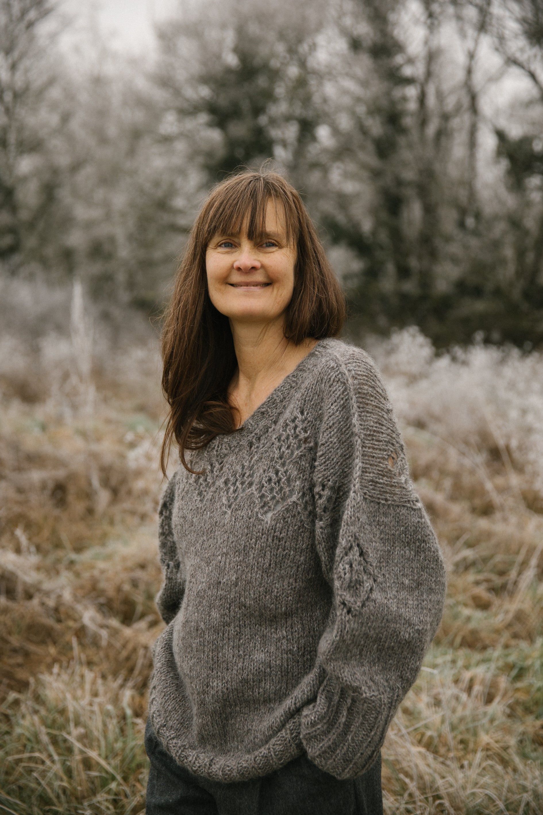 Biches & Bûches no. 6 - Amanda Sweater kit tricot