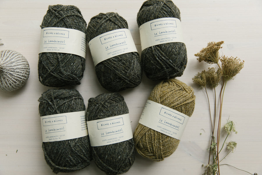 Fox & Folk - Verdure Shawl wool bundle