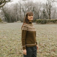 The Afterparty Sweater, Le Lambswool Edition Knitting kit