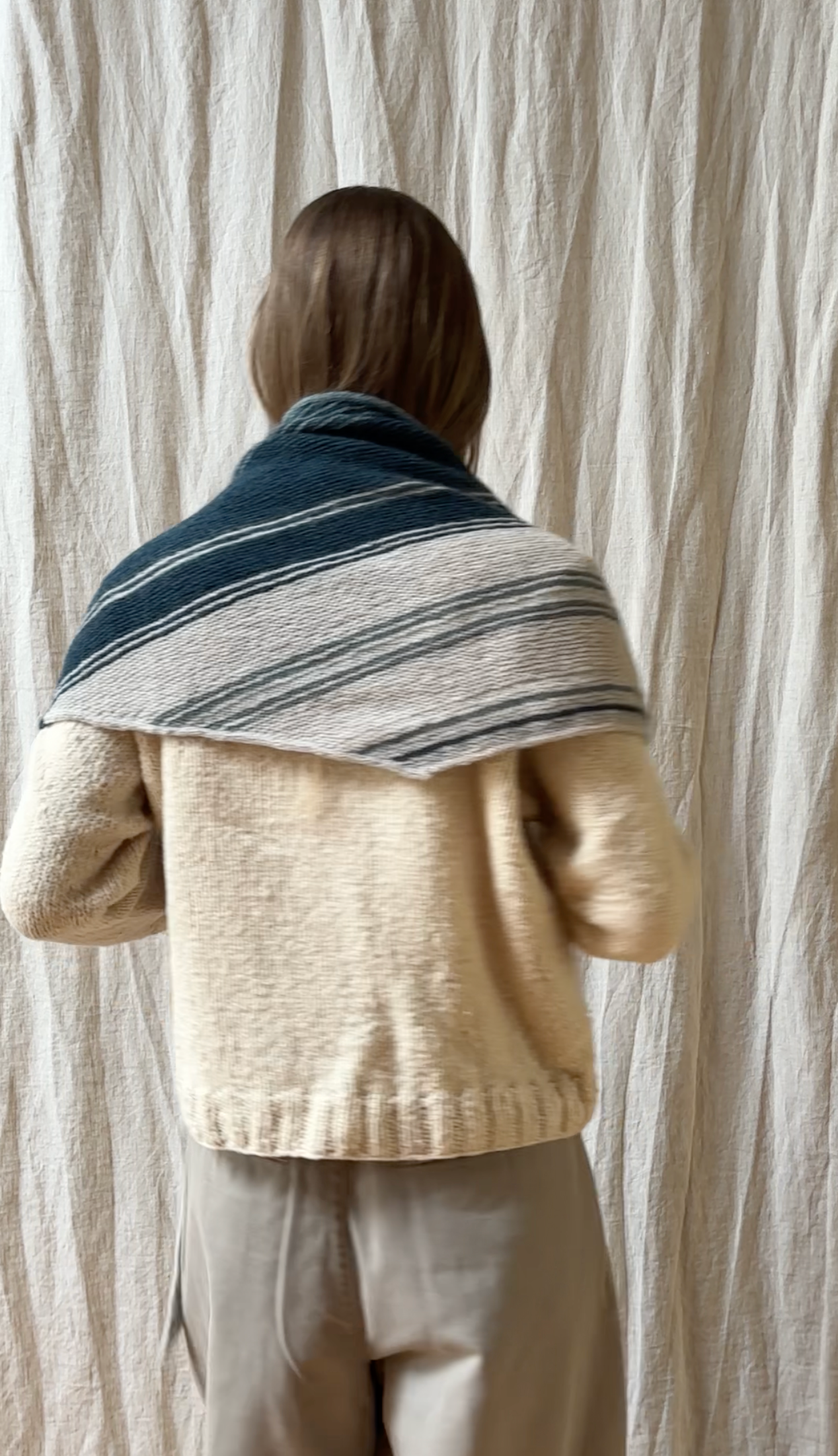 Blue Moves Shawl
