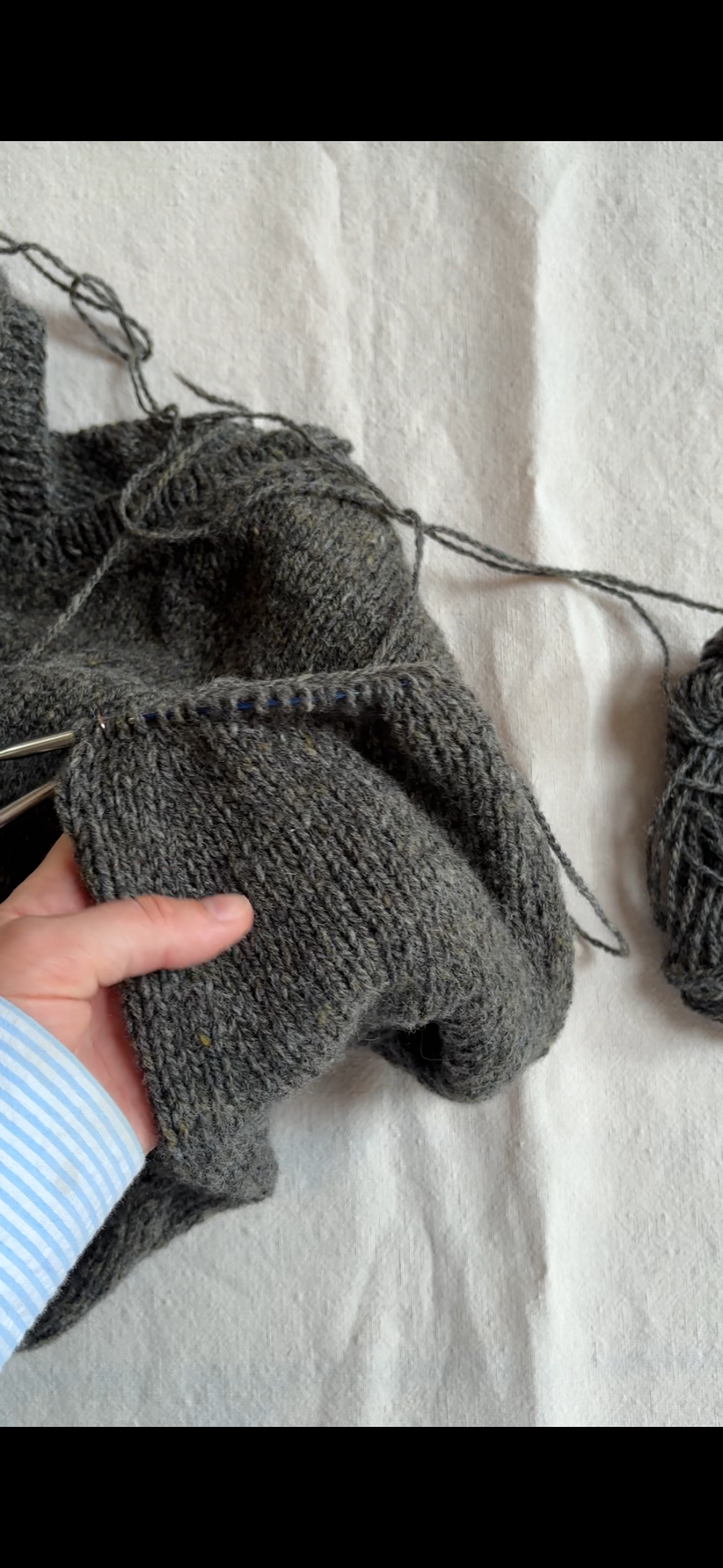 The Knitting Needles Set for sleeves by ChiaoGoo