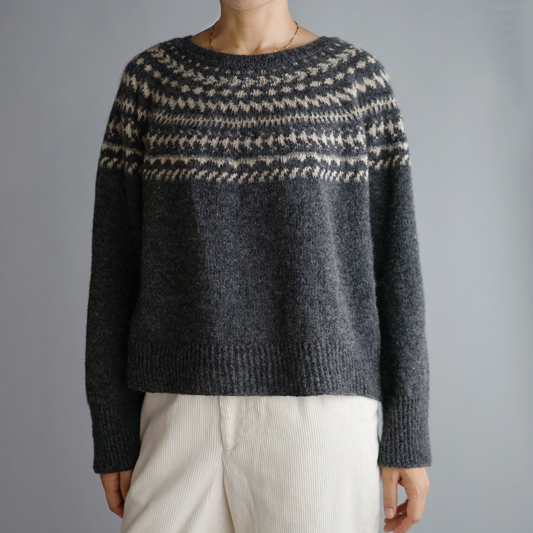 Noriko Ichikawa - Amikomi Yoke Sweater