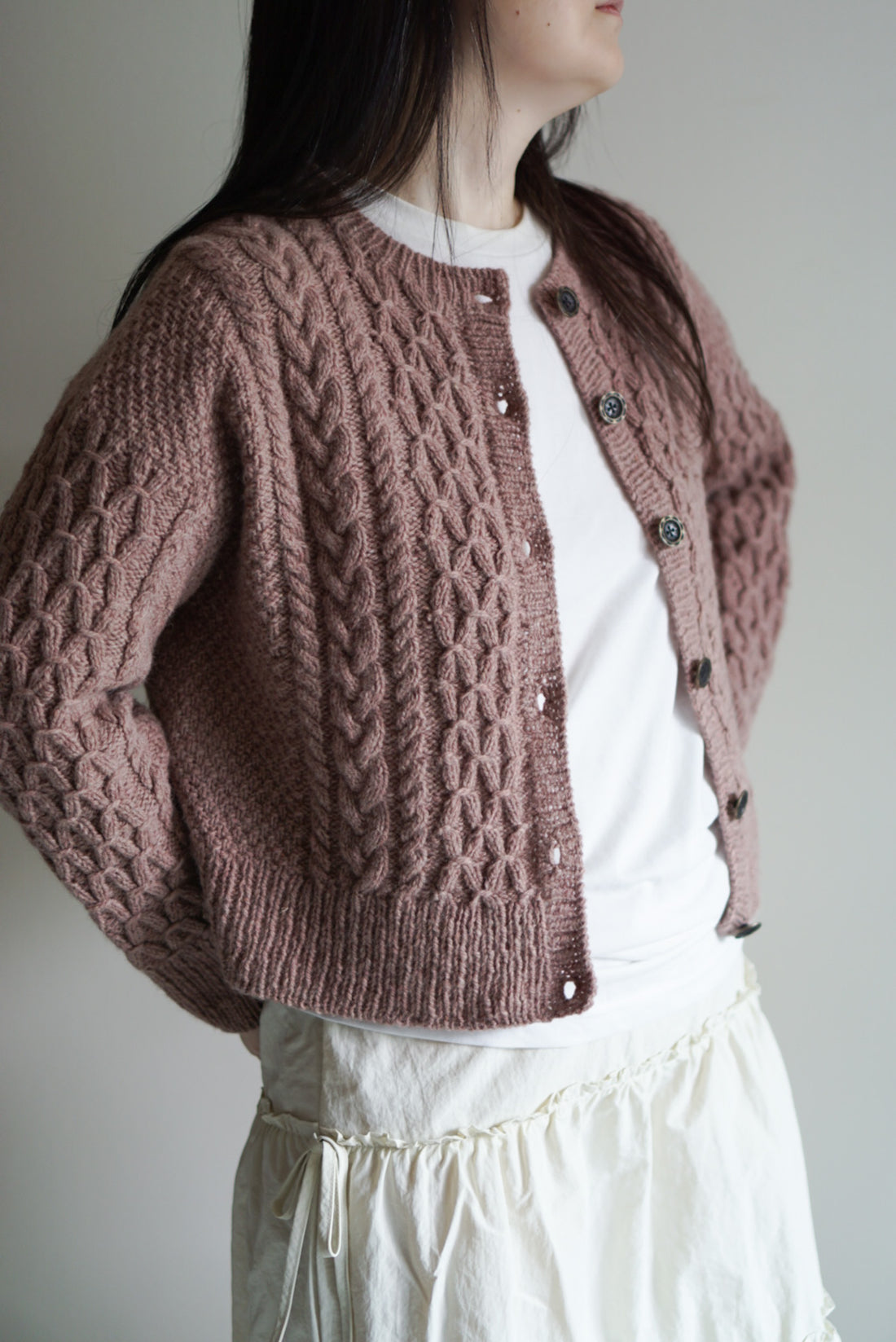 SoopKnits - Smocky Cardigan kit de laine