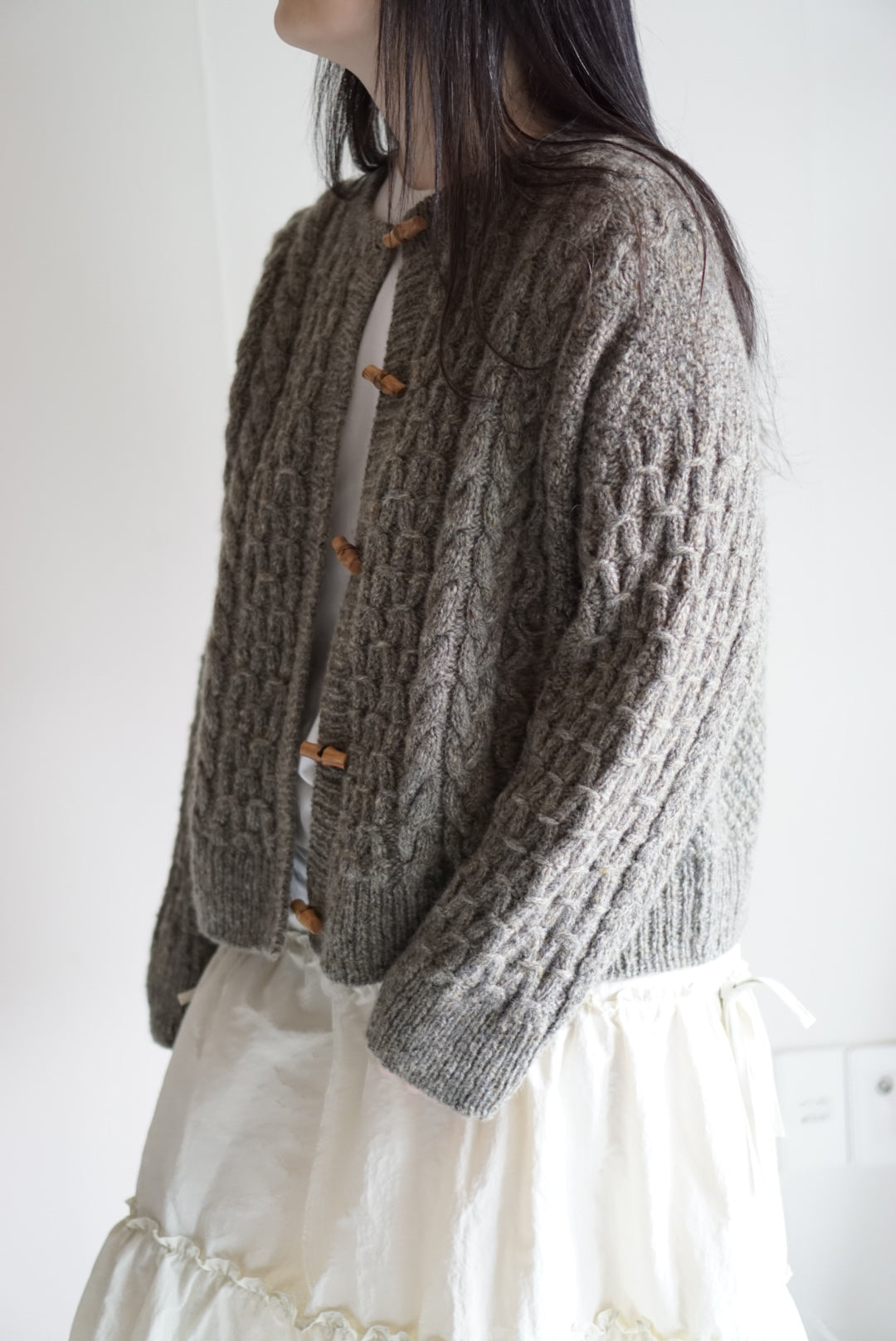 SoopKnits - Smocky Cardigan wool bundle