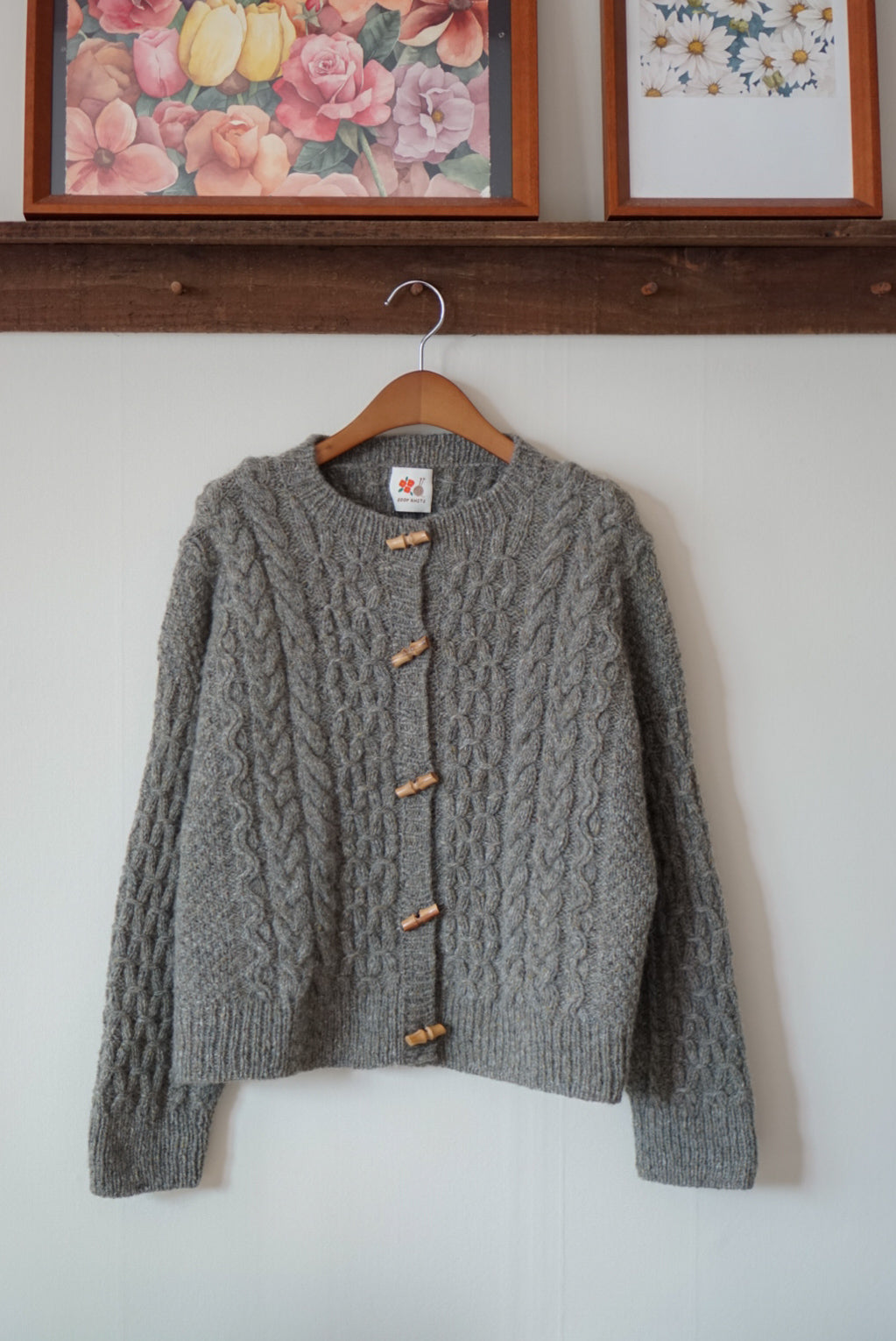 SoopKnits - Smocky Cardigan wool bundle