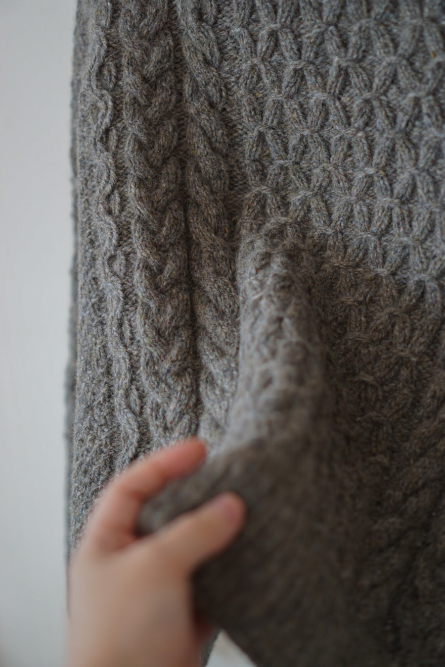 SoopKnits - Smocky Cardigan wool bundle