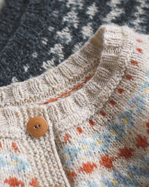 Amikomi Yoke Cardigan by Noriko Ichikawa