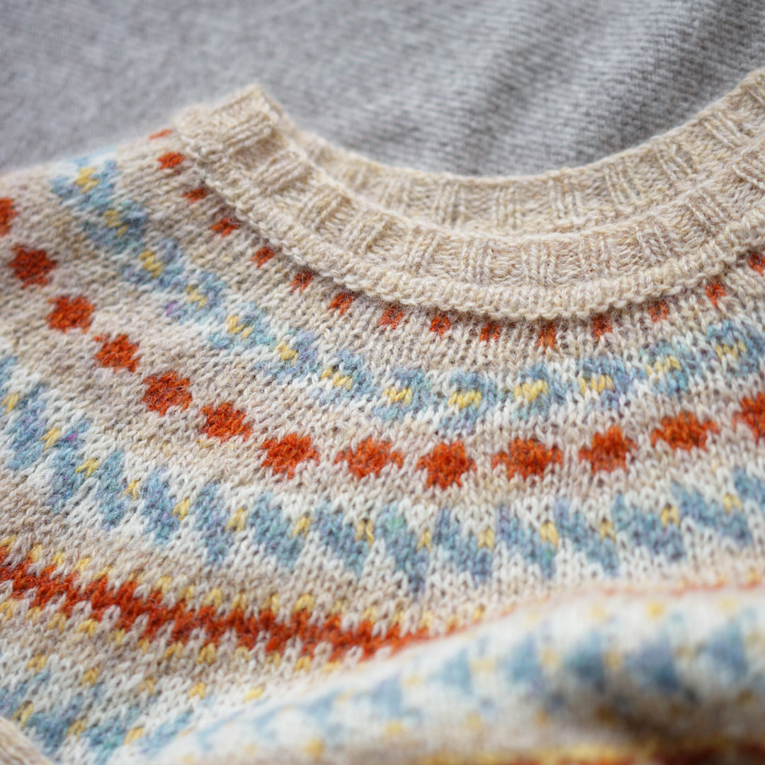 Amikomi Yoke Cardigan by Noriko Ichikawa