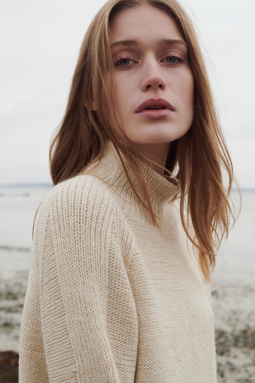 Dune pullover by Helga Isager